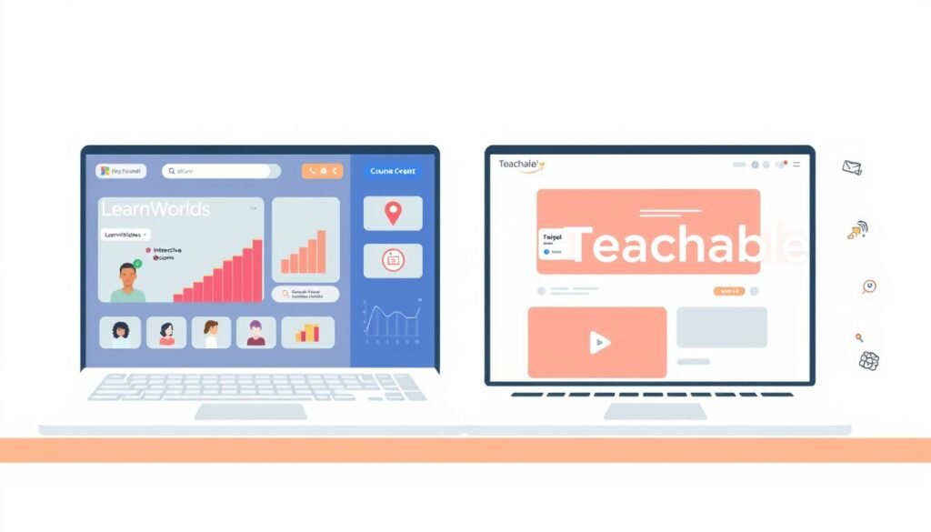 LearnWorlds vs Teachable